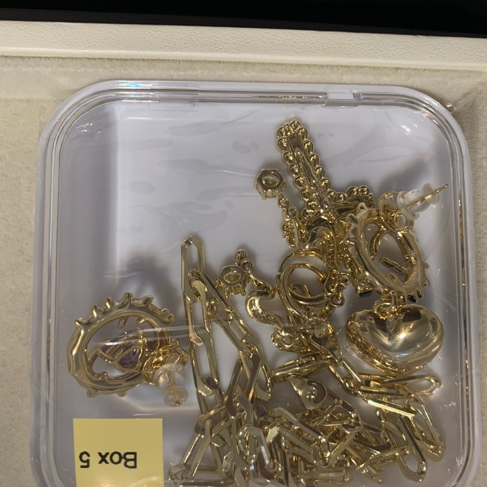 Gold Plated Jewelry Bundle Box 5